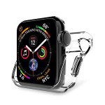 Wholesale Apple Watch Series 6 / SE / 5 / 4 Transparent Ultra-Thin All Around Bumper Protective Case 40MM (Clear)